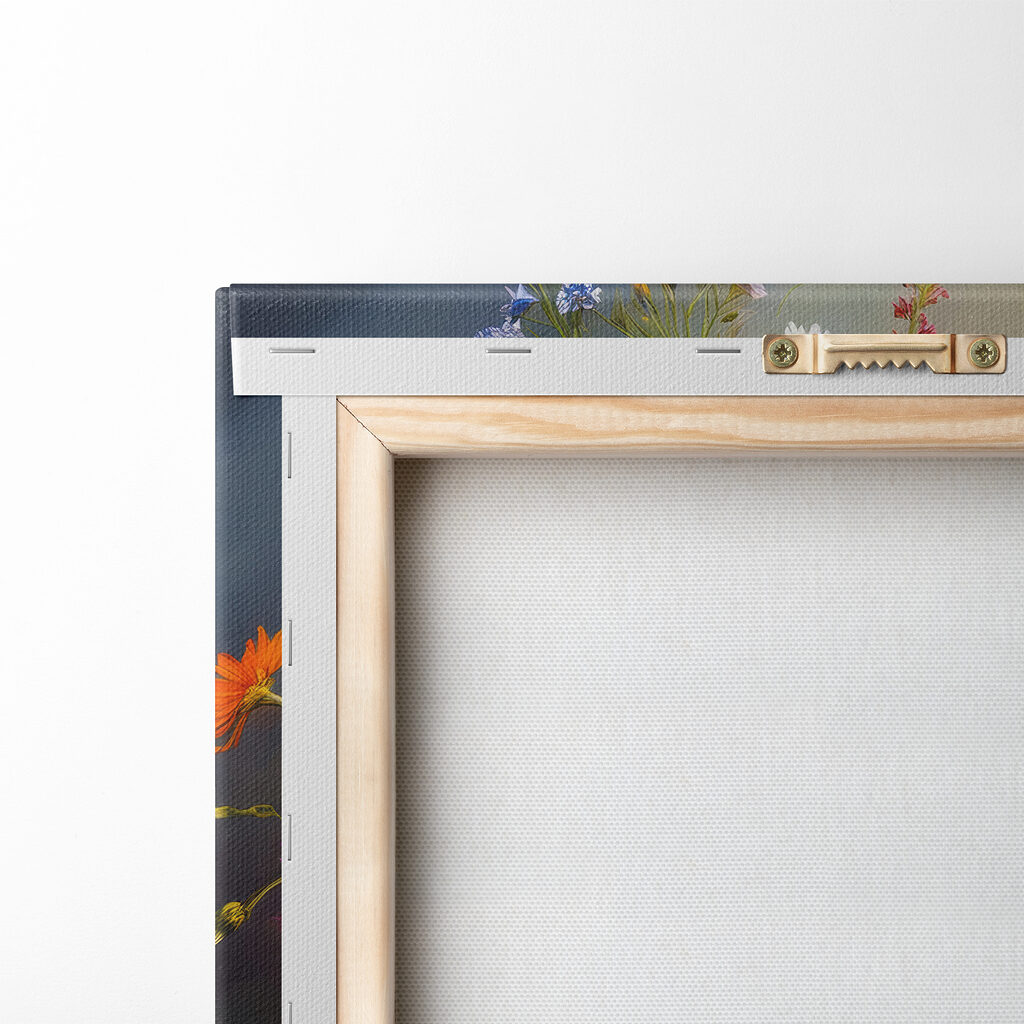 Painting of a vase of flowers