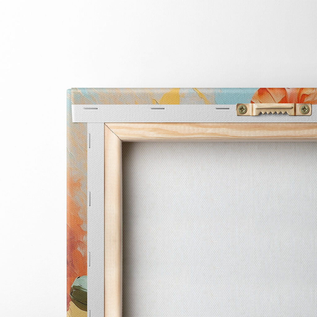 Painting of red flowers