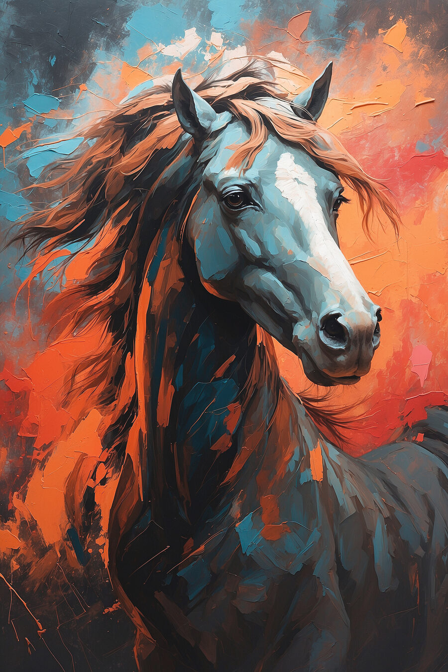 Painting of a horse Painting of a horse