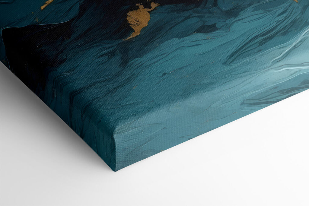 Azure waves meet shimmering shores