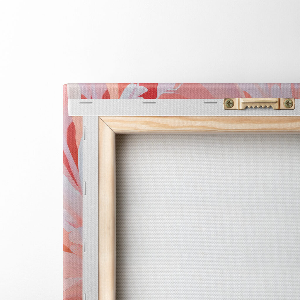 Woman with flowers on her head