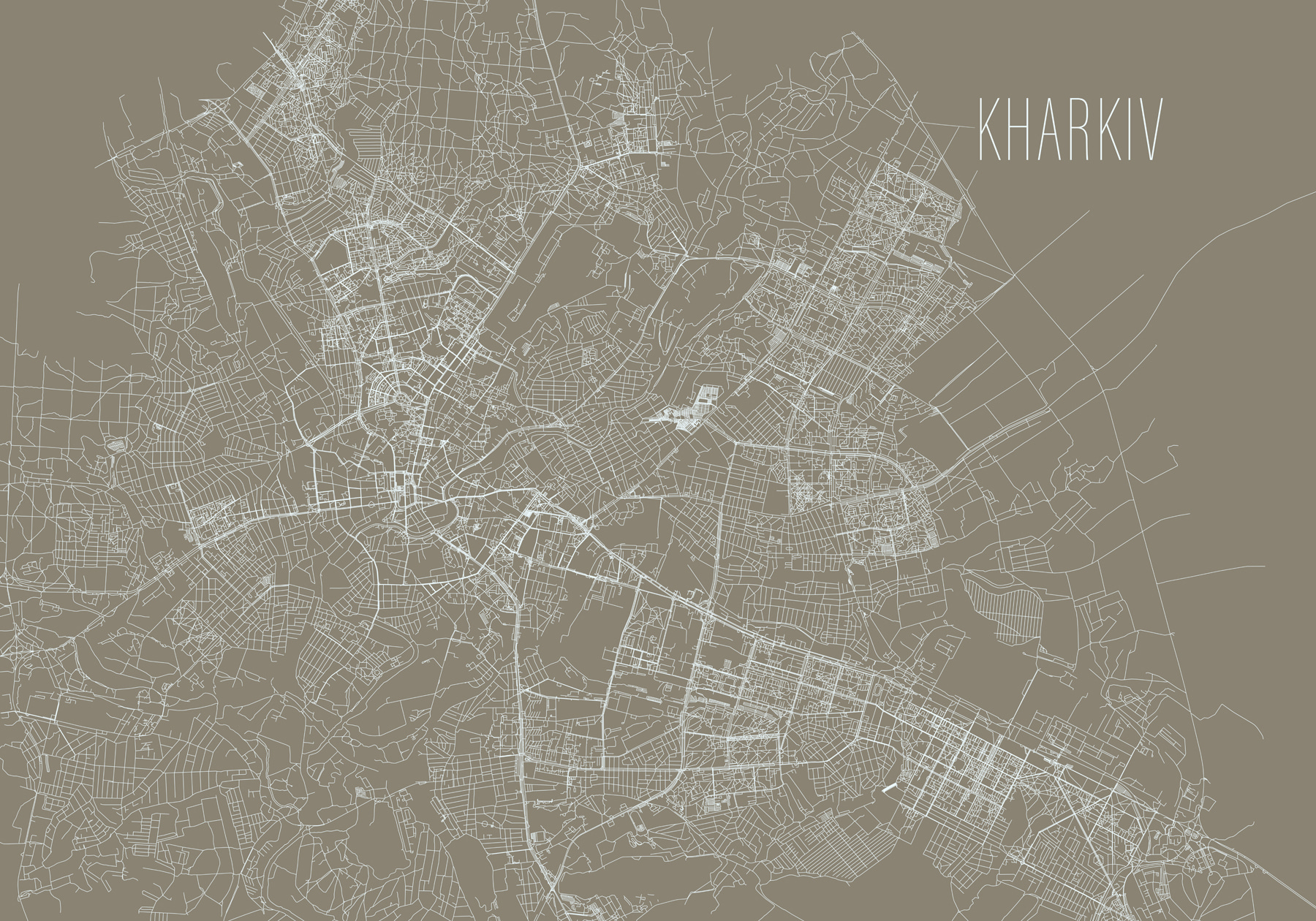 Map of a city Map of a city