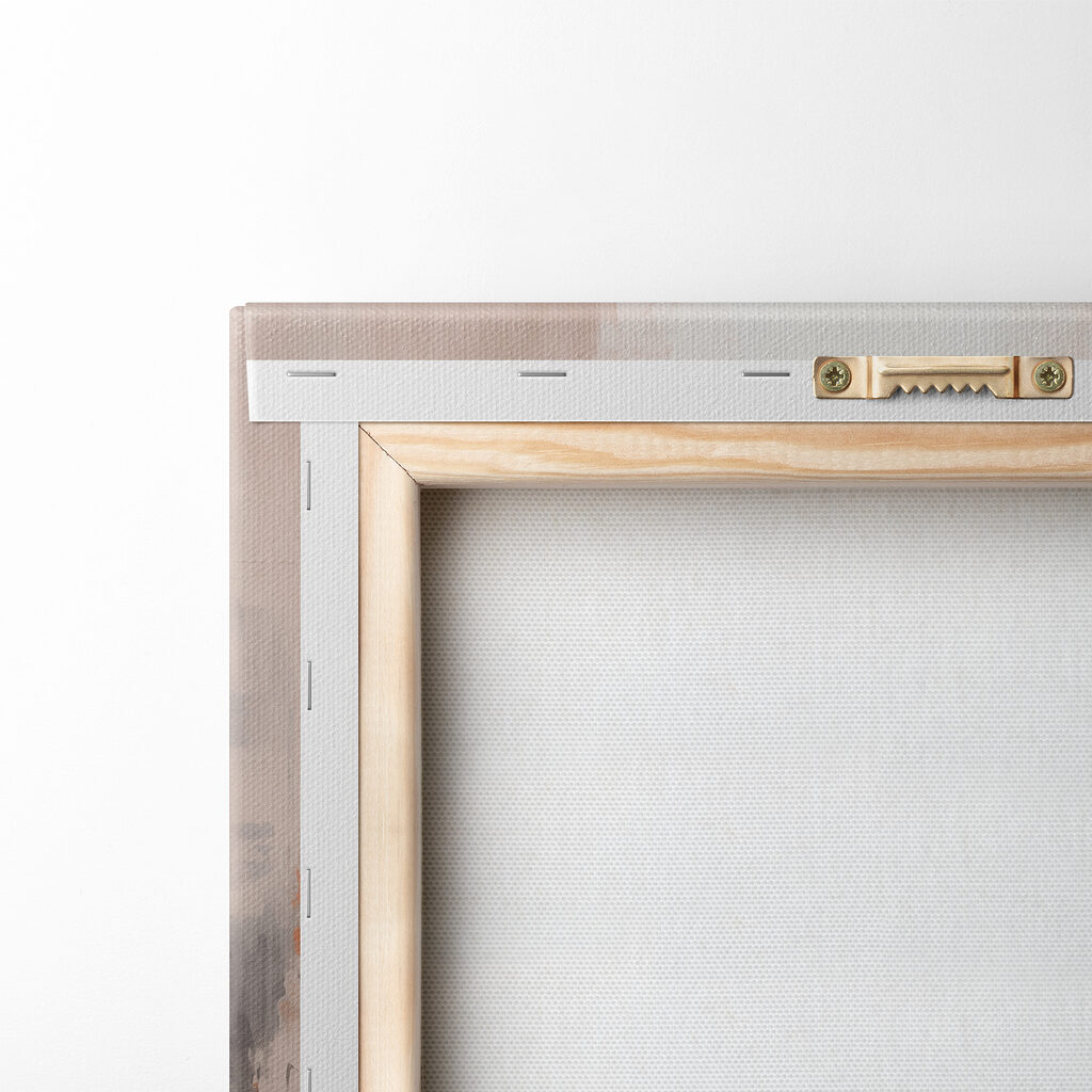 Painting of a woman standing in a room