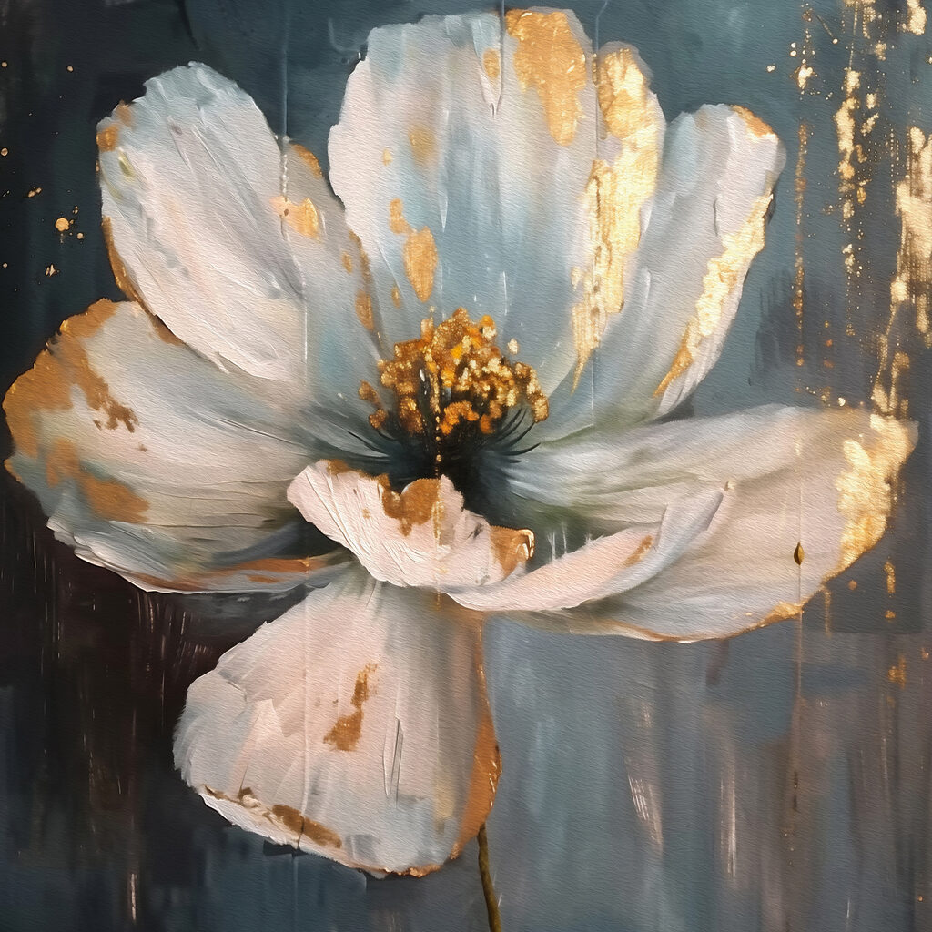 Splashes of light on delicate petals