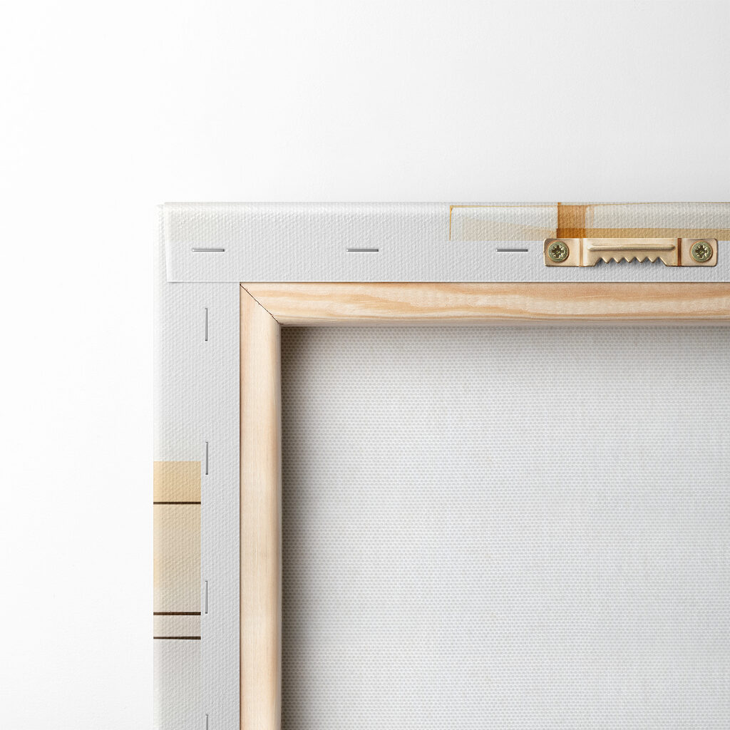 Painting of squares and lines