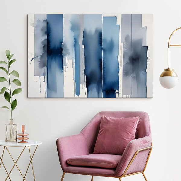 Blue and white striped background Blue and white striped background