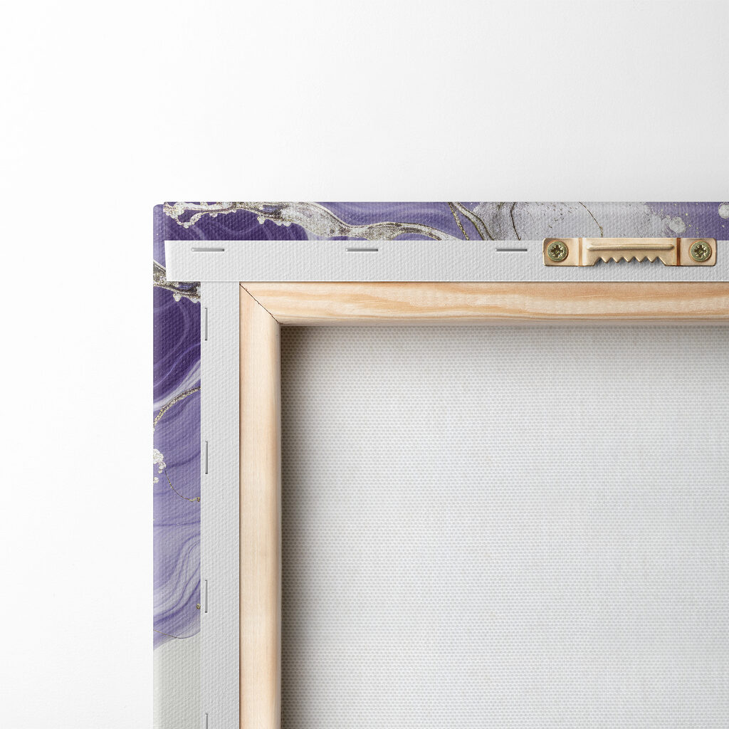 Lavender swirls with metallic veins Lavender swirls with metallic veins