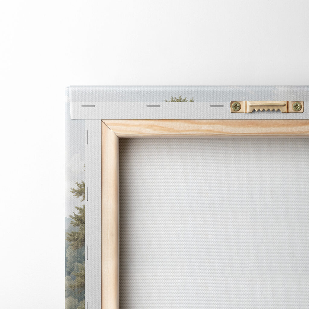 Lake with trees and grass and flowers