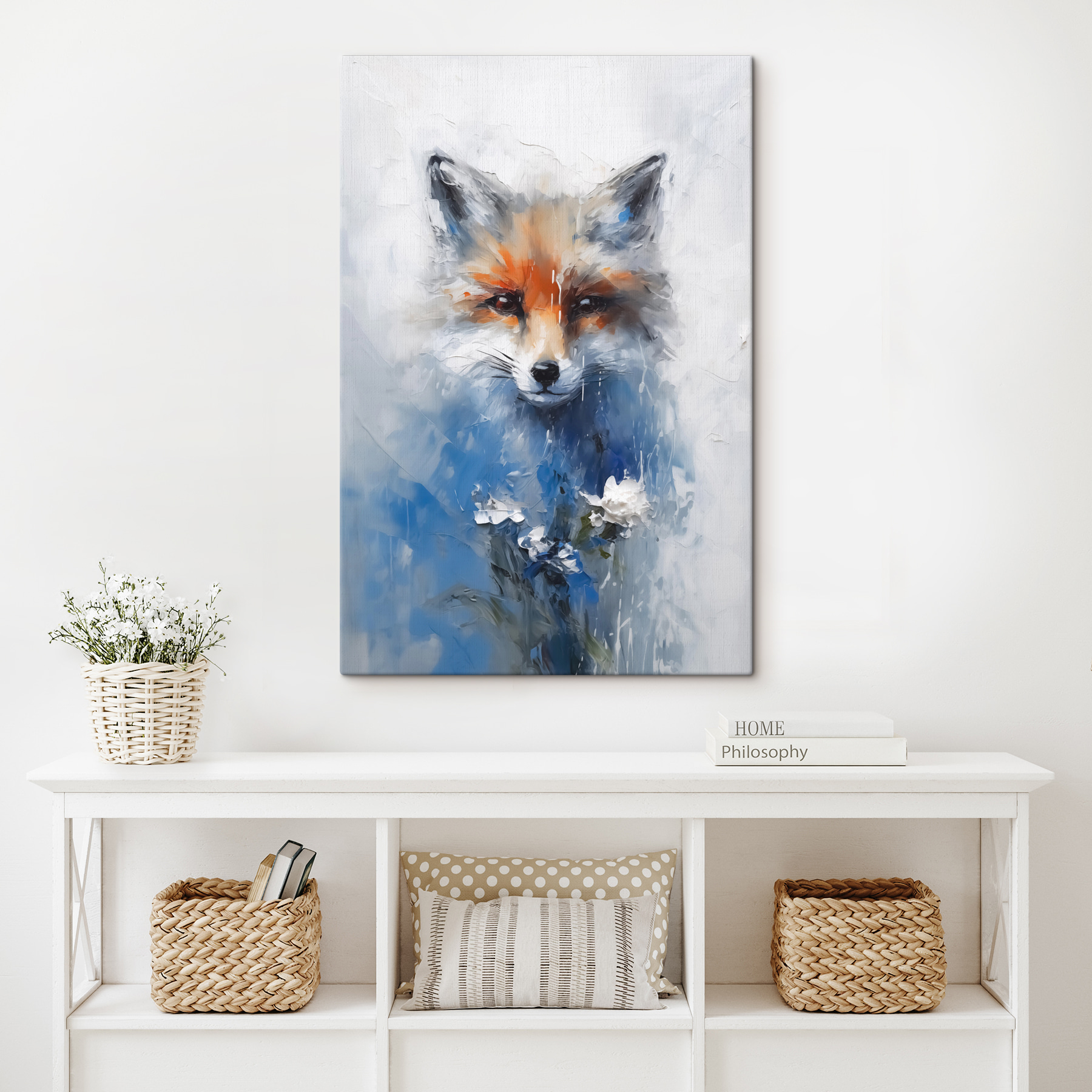 Painting of a fox