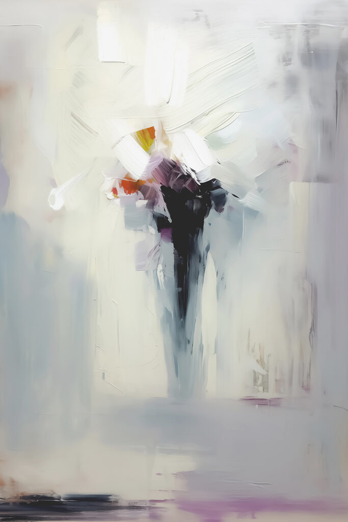 Painting of a bouquet of flowers