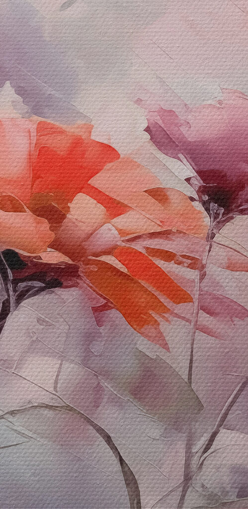 Painting of flowers Painting of flowers