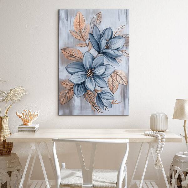 Painting of flowers and leaves Painting of flowers and leaves