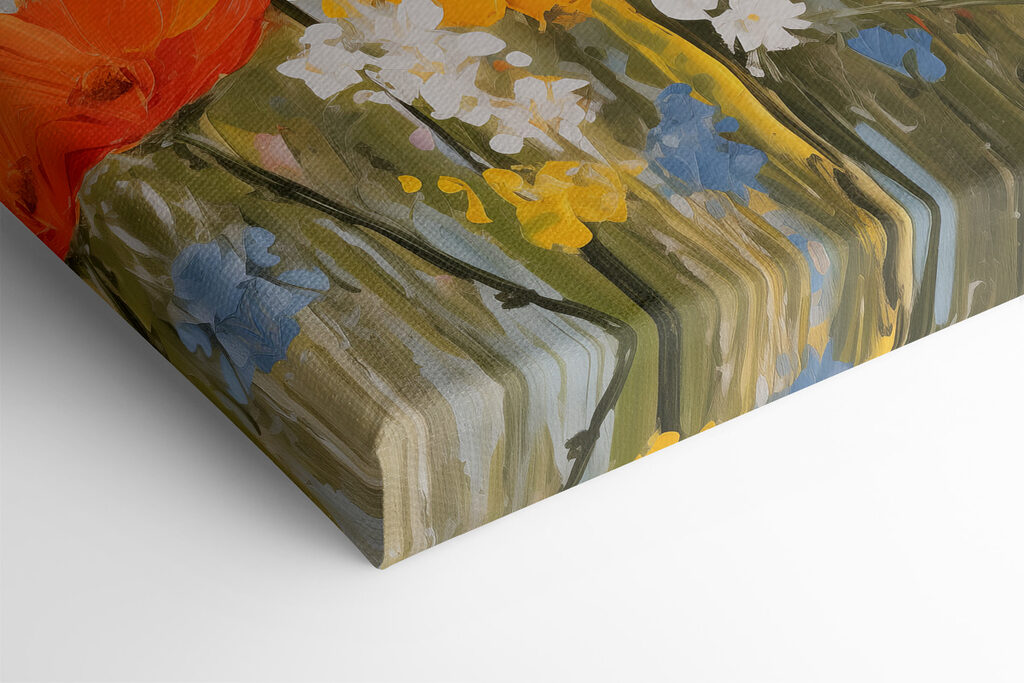 Colorful blooms brighten up the scene Colorful blooms brighten up the scene