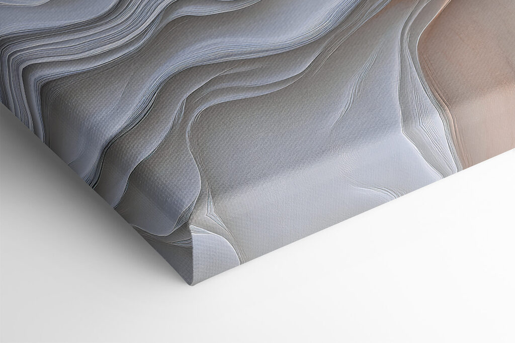 White and grey wavy lines