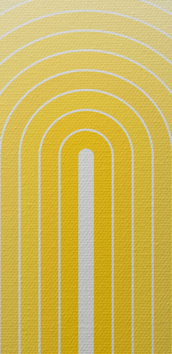 Yellow and white arch Yellow and white arch