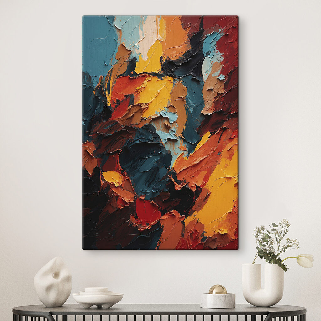 Close up of a painting Close up of a painting