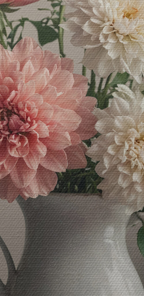 Vase of flowers on a table Vase of flowers on a table
