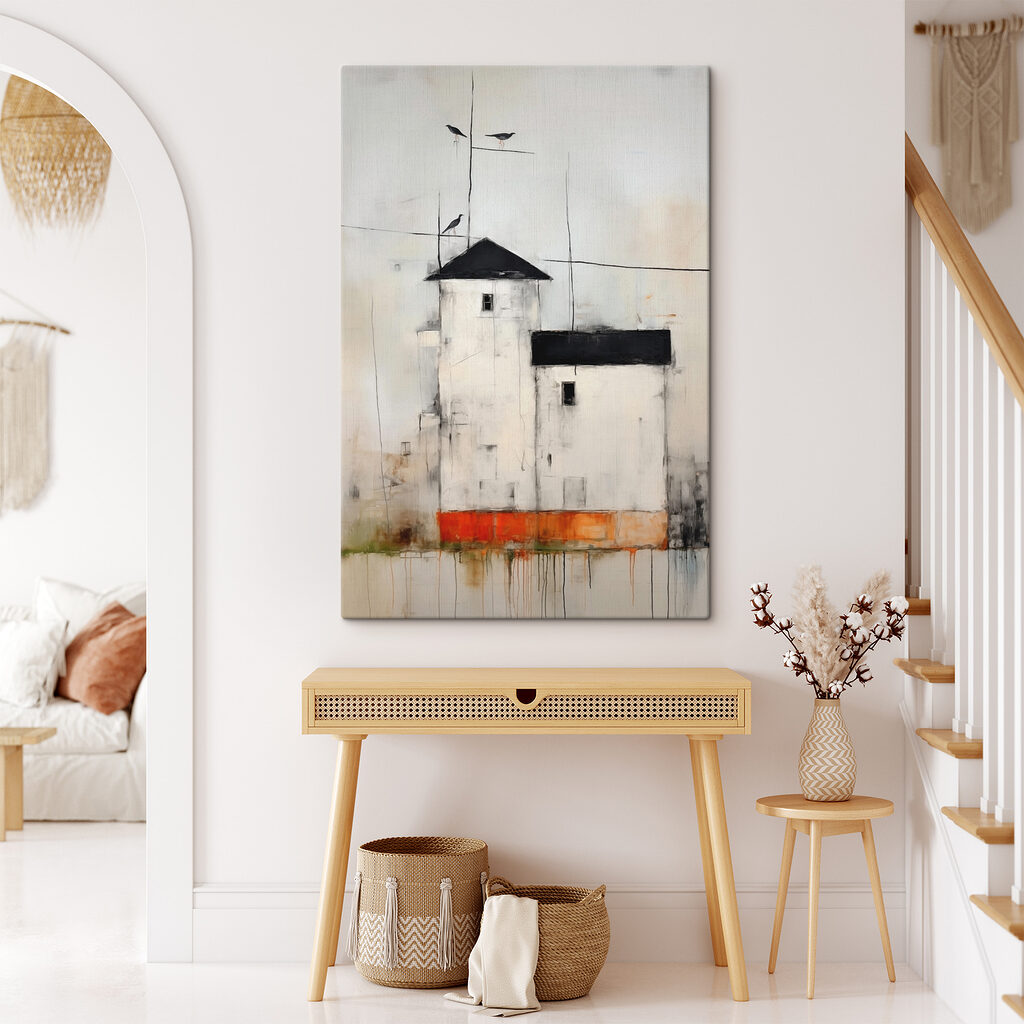 Bird on a building Bird on a building