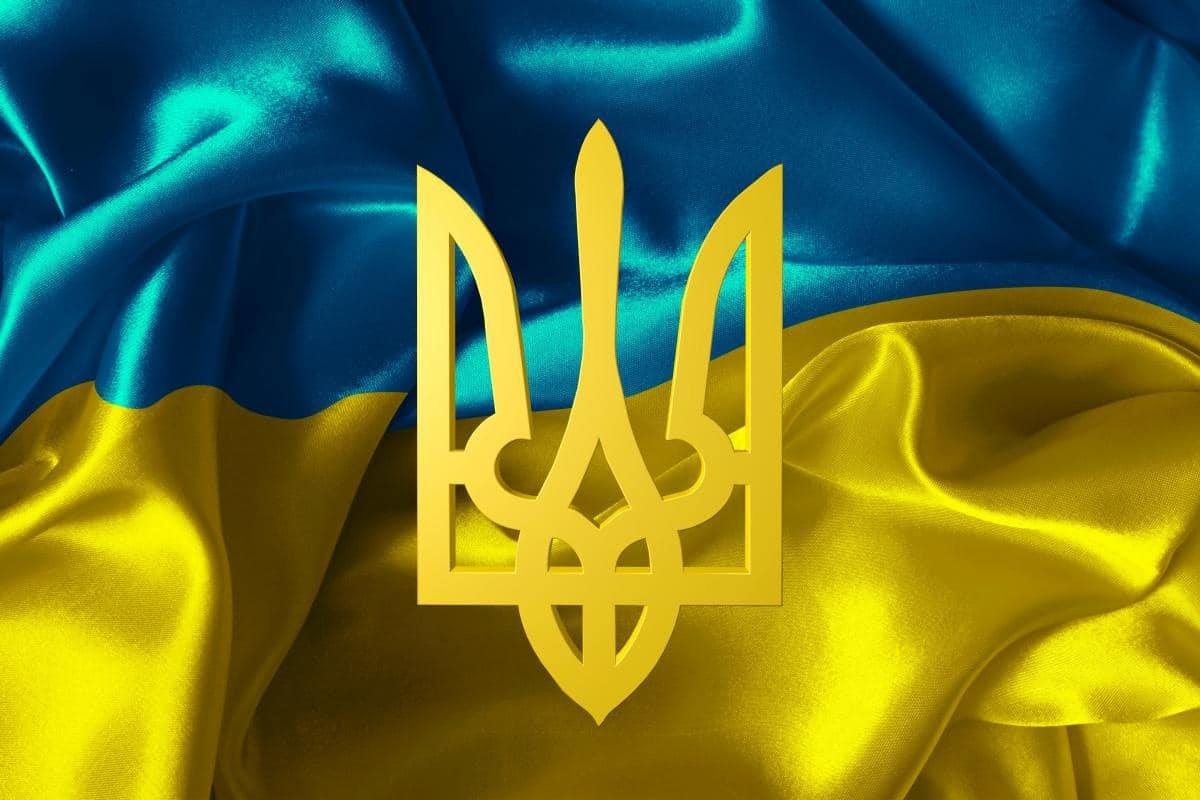 Ukraine's Vibrant Emblem Waves