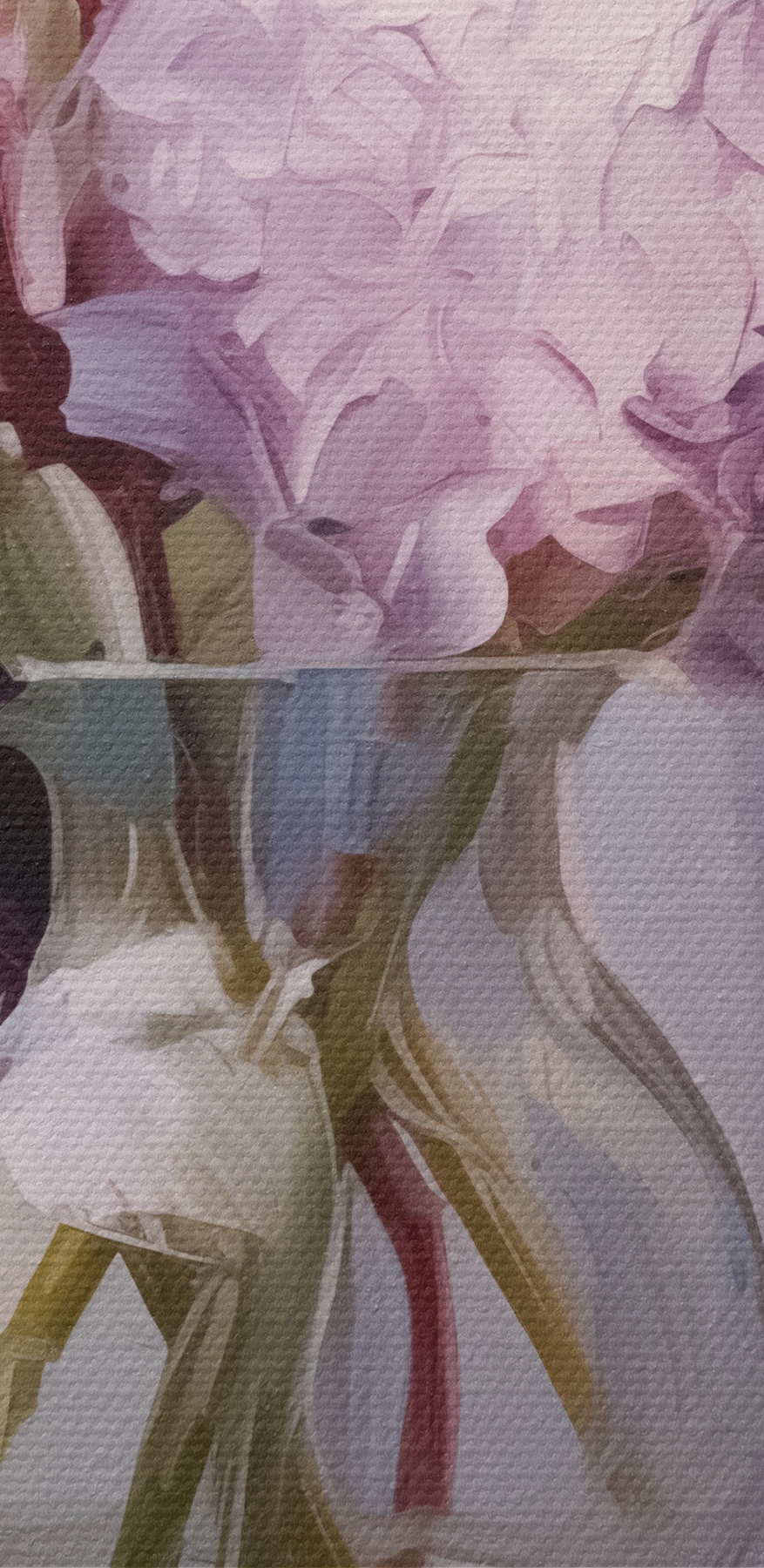 Painting of flowers in a vase Painting of flowers in a vase