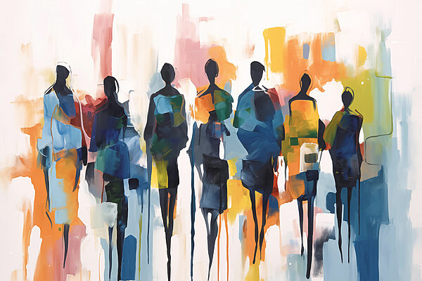 Group of people walking Group of people walking