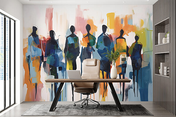 Group of people walking Group of people walking