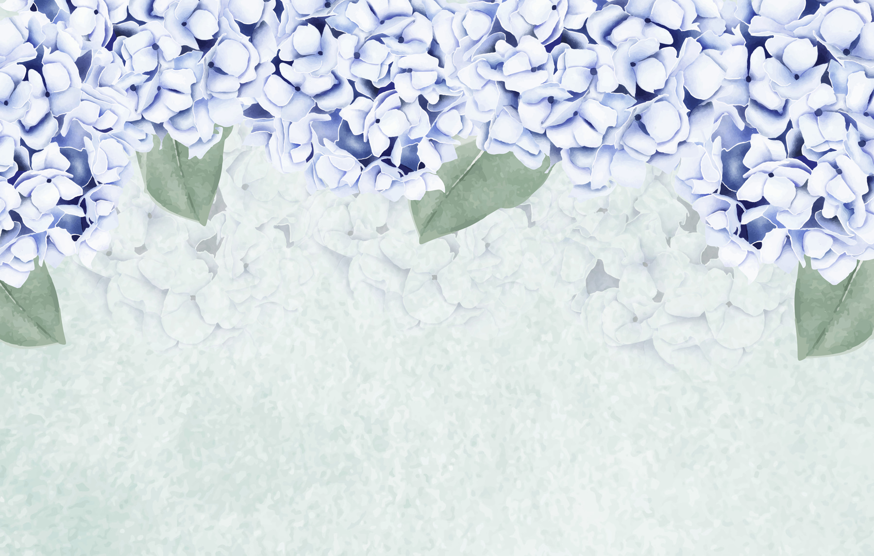 Group of white flowers with green leaves Group of white flowers with green leaves