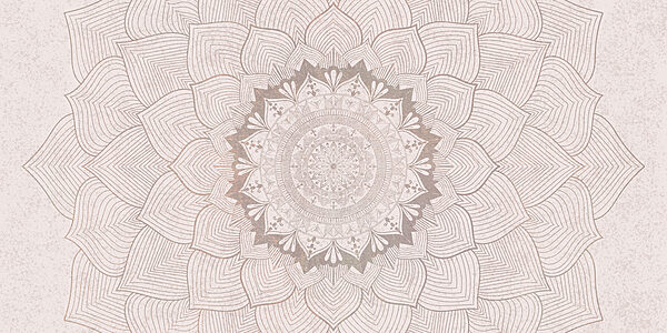 Circular pattern on a white surface