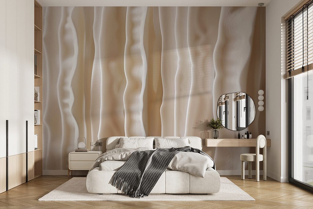 Close up of a white surface