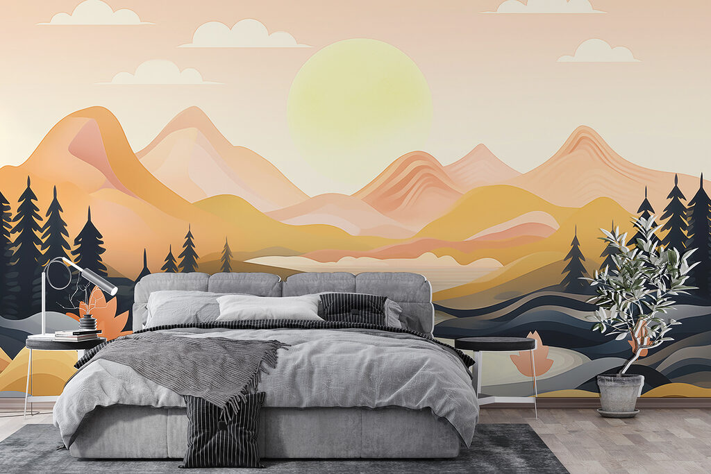 River running through a valley