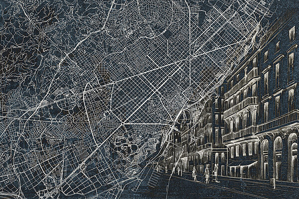 Map of a city