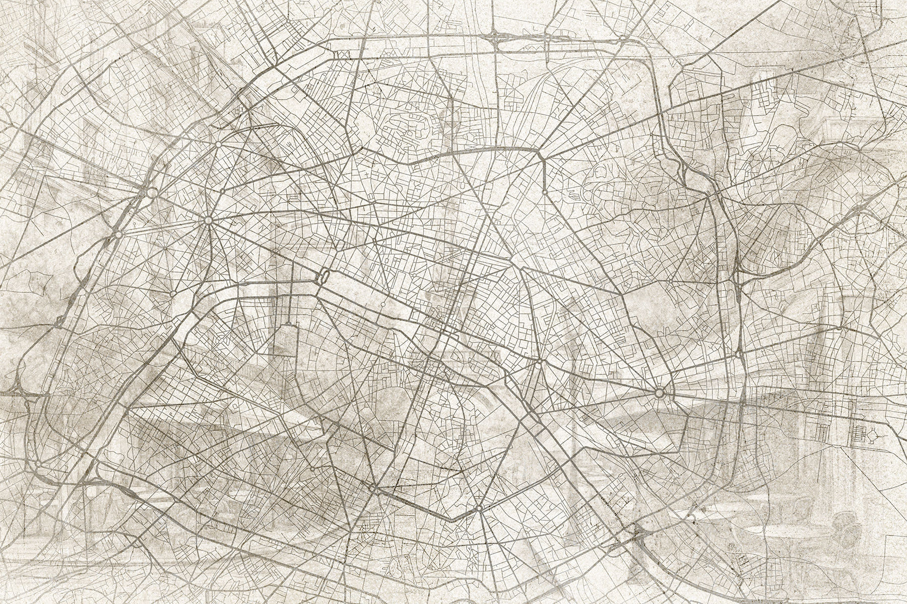 Map of a city Map of a city