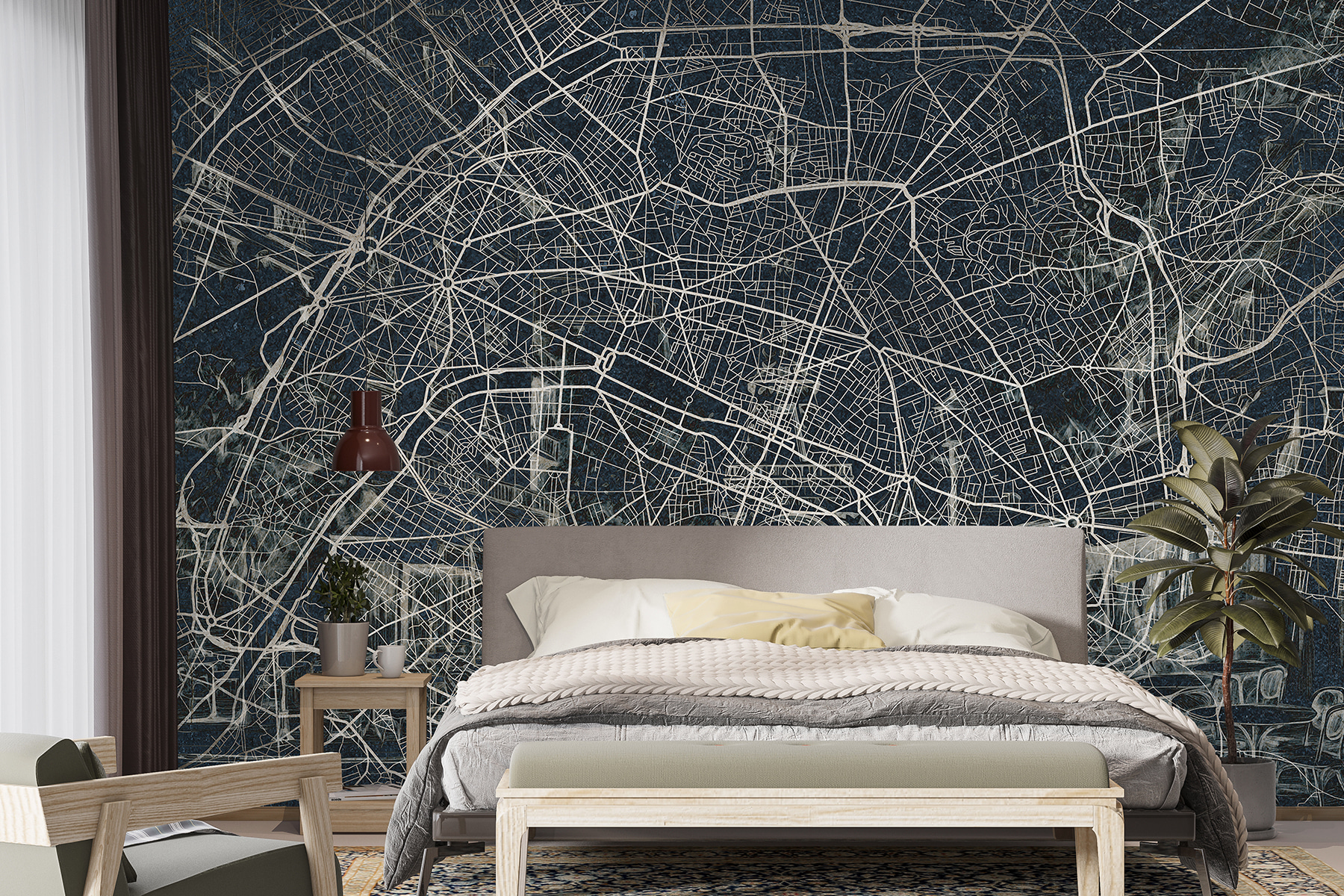 Map of a city Map of a city