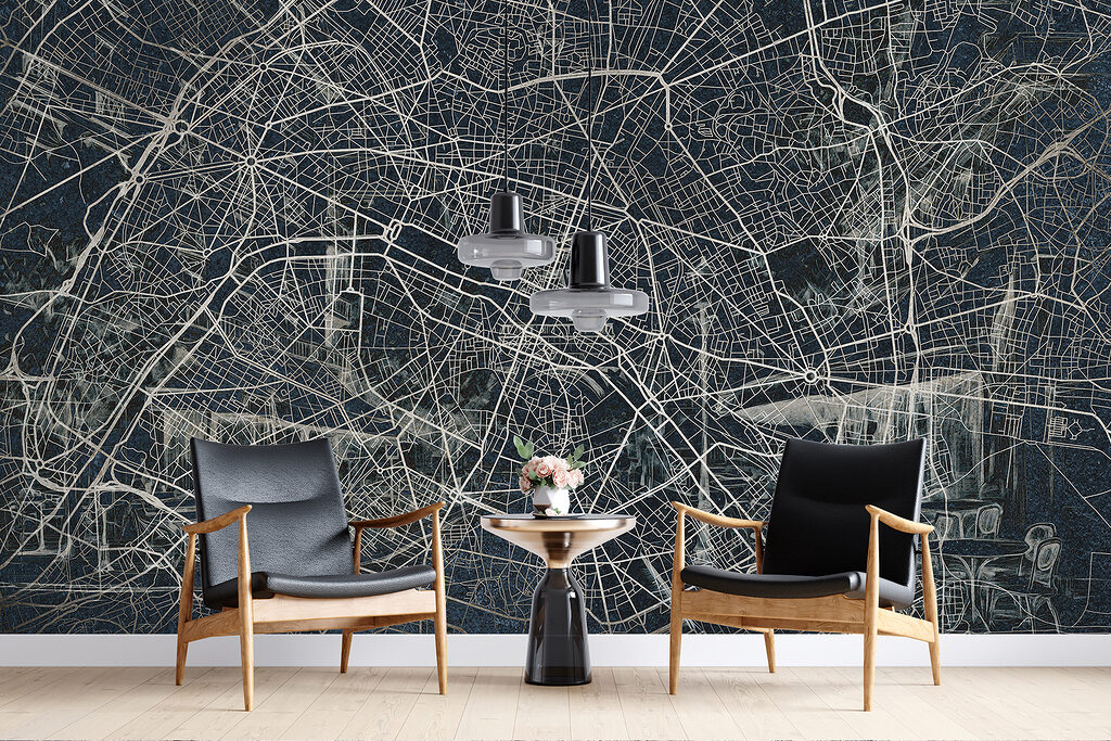 Map of a city Map of a city