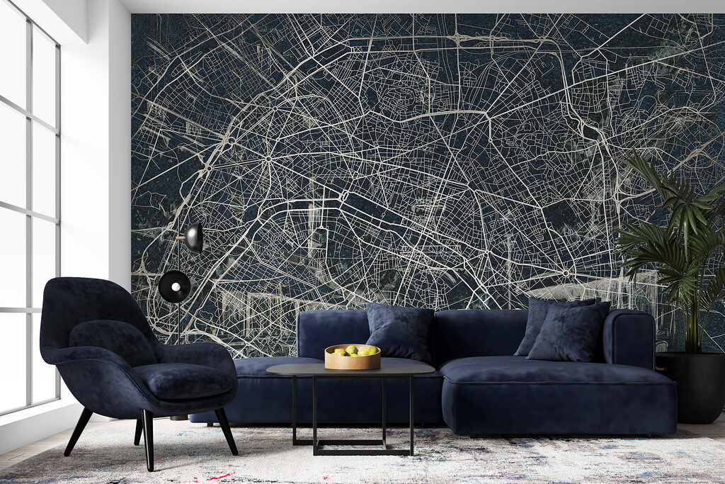 Map of a city Map of a city