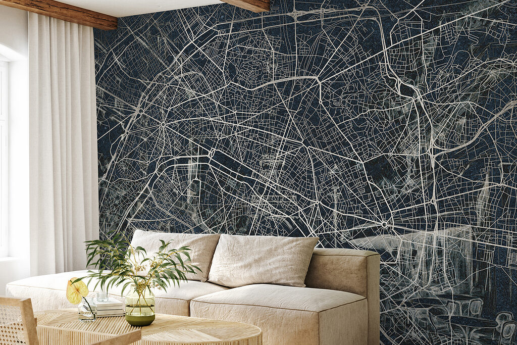 Map of a city Map of a city