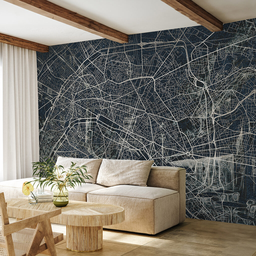 Map of a city Map of a city