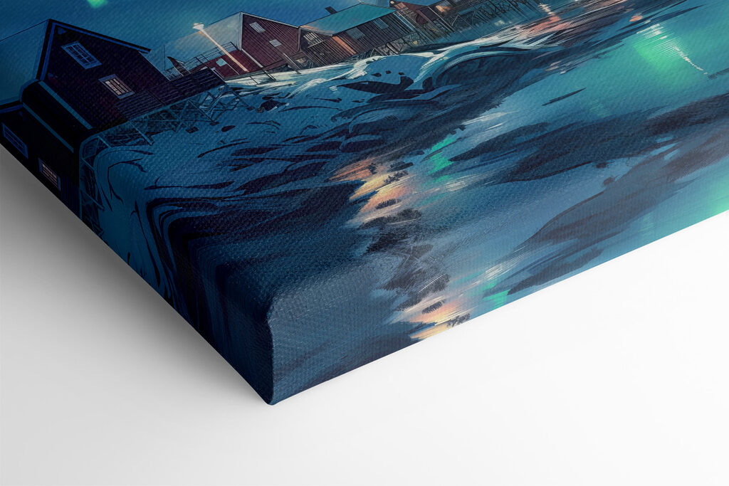 Aurora borealis over a snowy mountain Aurora borealis over a snowy mountain