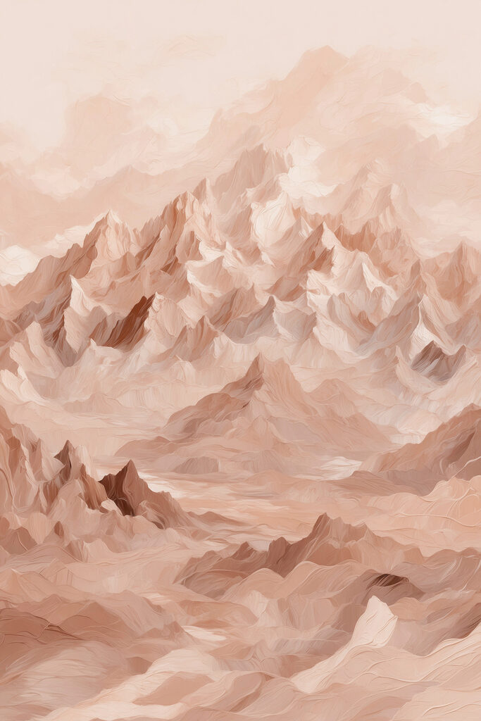 Mountain range with many peaks Mountain range with many peaks
