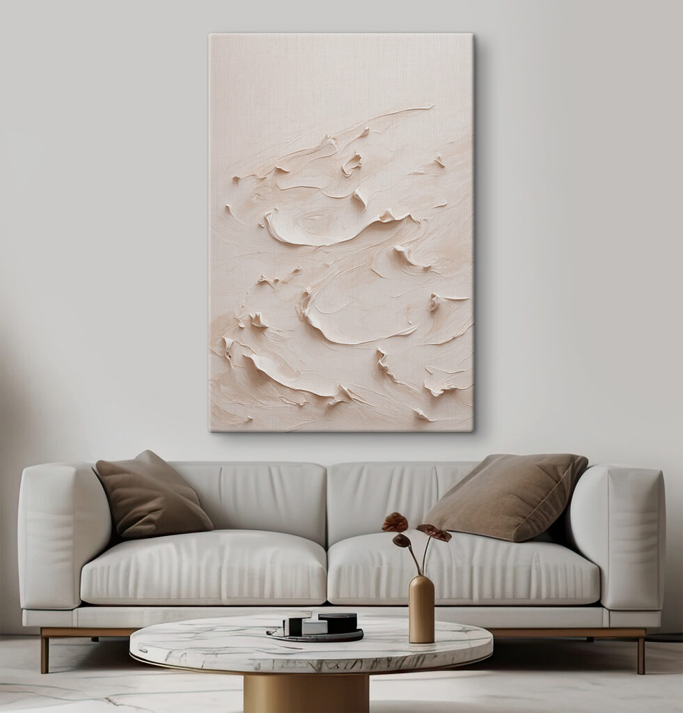 Close up of a white surface