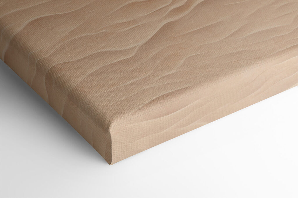 Sand dunes with waves
