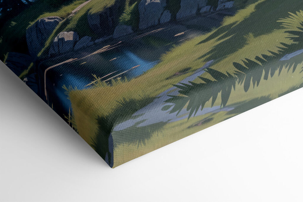 House on a hill by the water