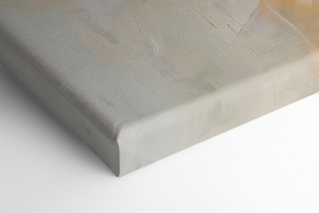 Painting of flowers on a white surface Painting of flowers on a white surface