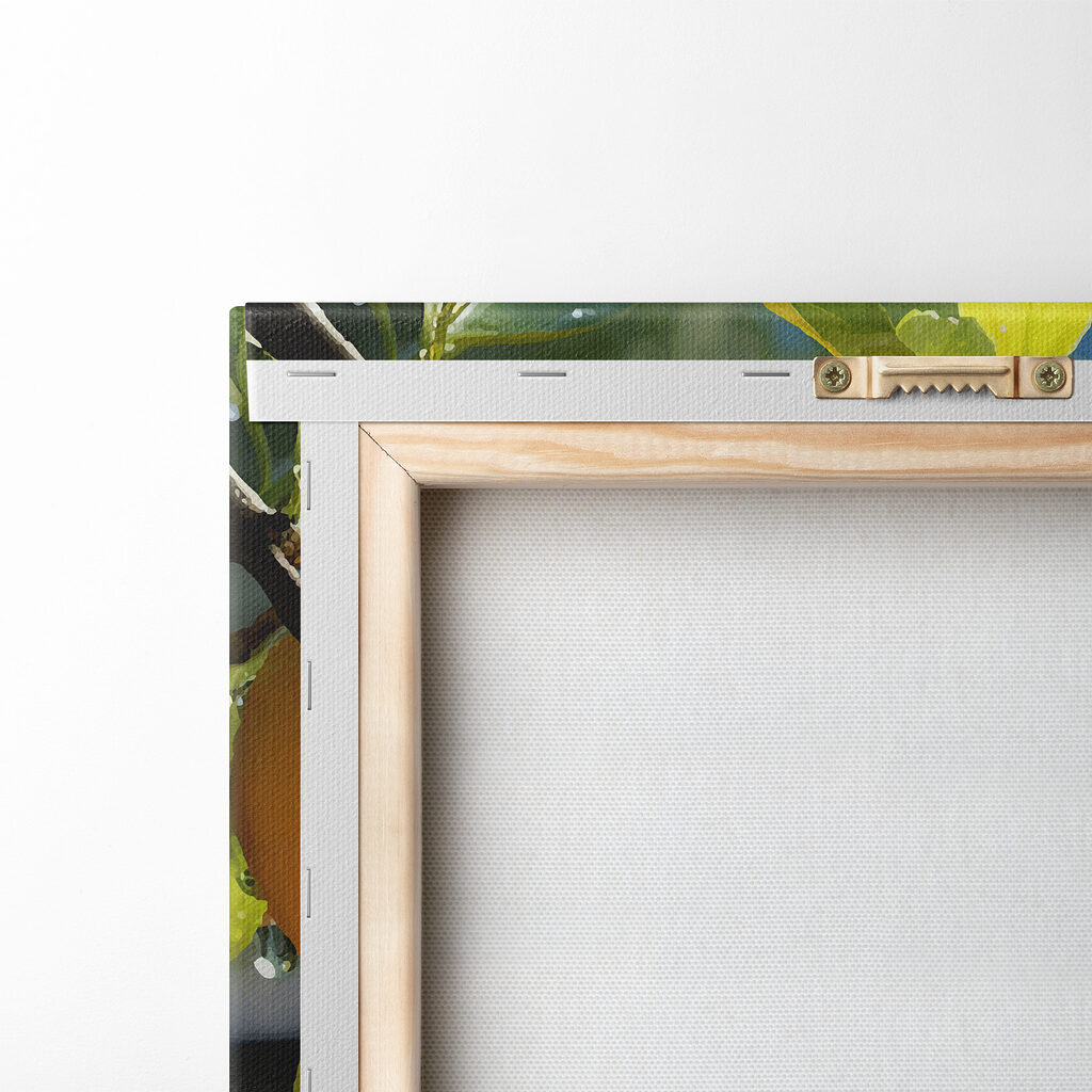 Group of lemons on a tree