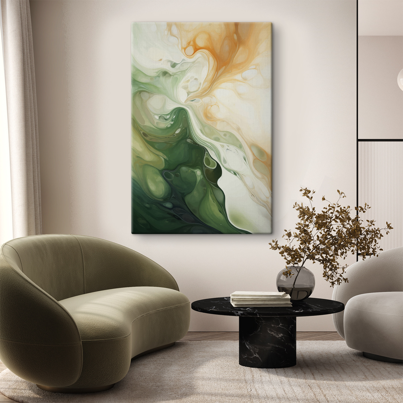 Close up of a painting Close up of a painting