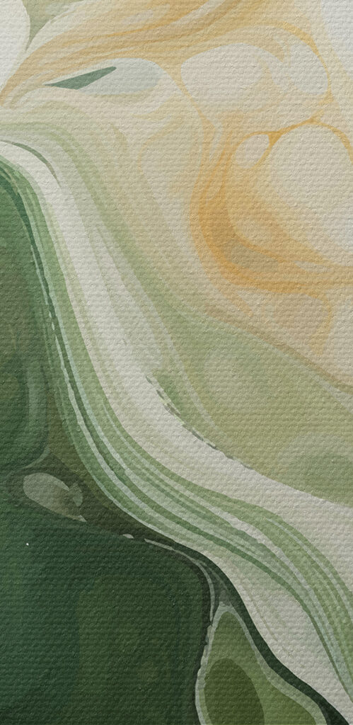 Close up of a painting Close up of a painting
