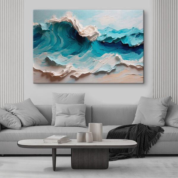 Painting of a wave Painting of a wave