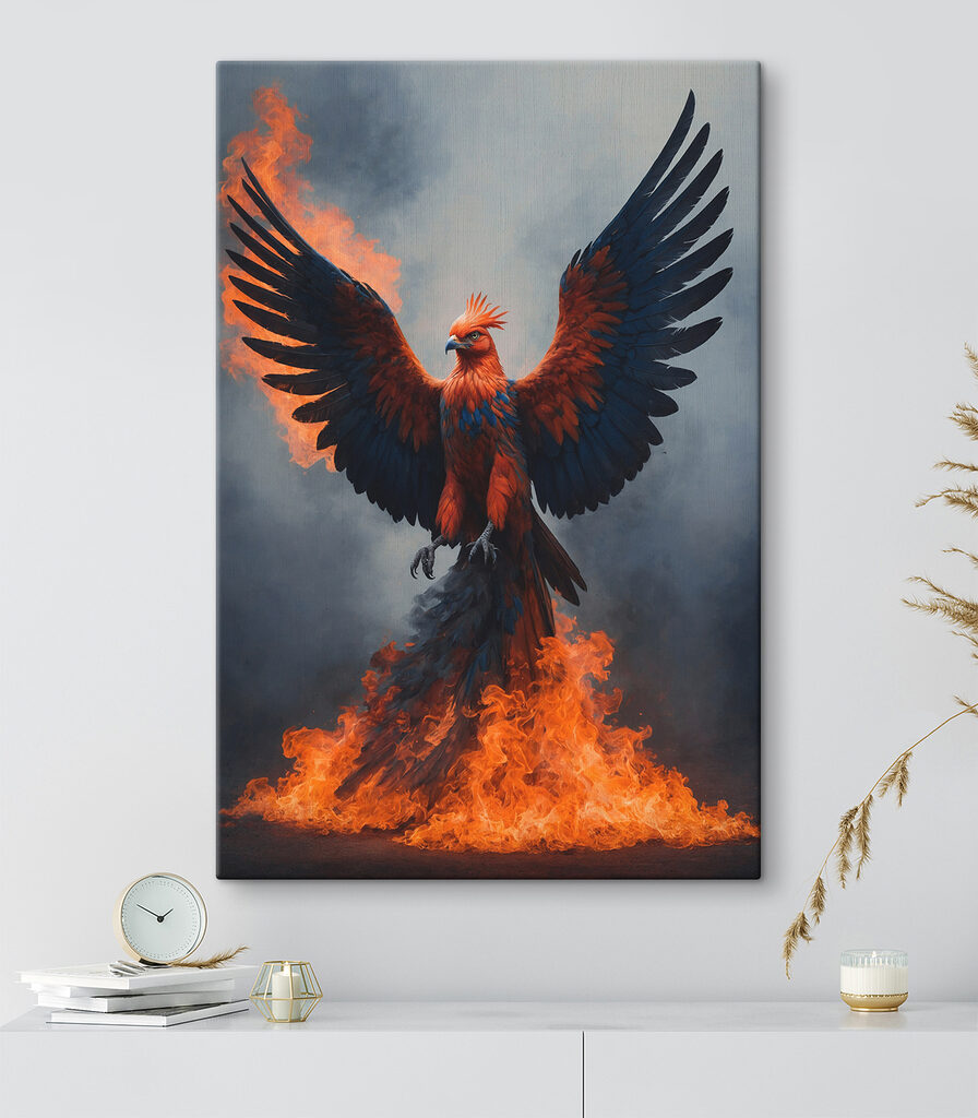 Bird with wings spread out Bird with wings spread out