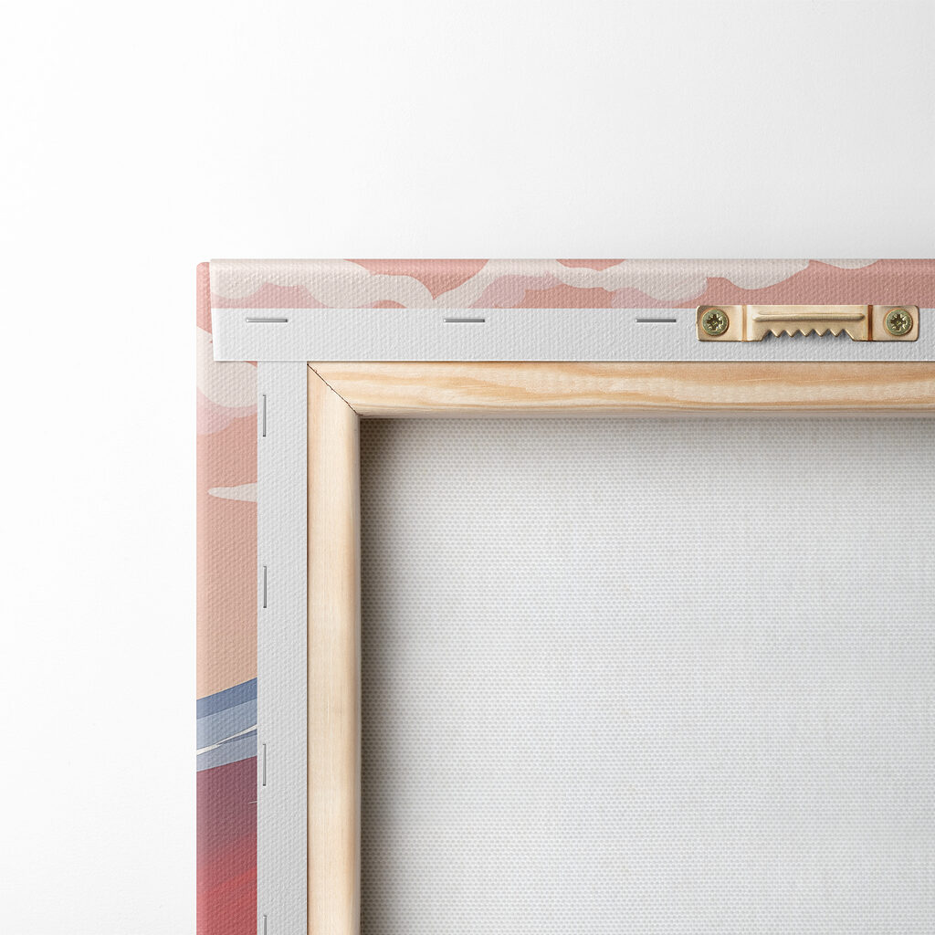 Mountain with a lake and trees