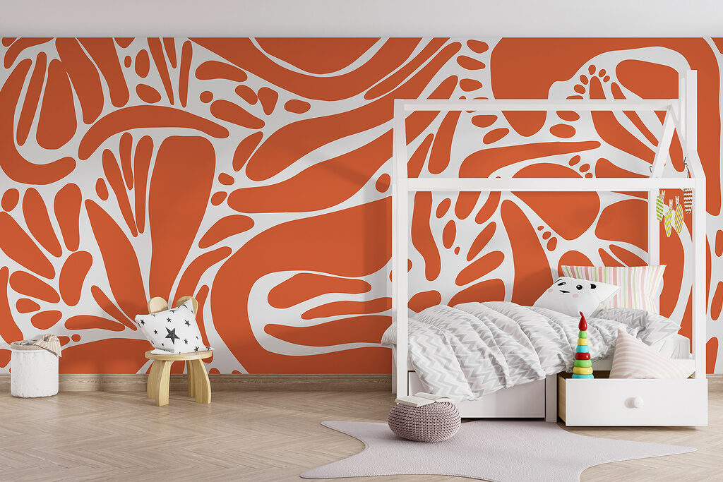 Brown and white pattern